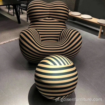 Nowoczesne krzesło rekreacyjne UP5 krzesło+piłka